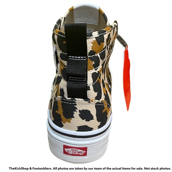 VANS SENTRY WC LEOPARD SHIFTING SAND VN0A4P3K4XB1 WOMEN'S PLATFORM BOOTS - Picture 4 of 5